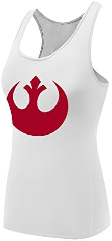 Sysuer Womens Star Wars Rebel Alliance Logo Base Layer Dry Fit Training Tank Top
