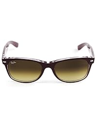 Marco Ray-Ban rb2132 605485 mate burdeos   Marrón claro Gradiente lente de 52 mm