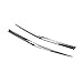 Front Hood Grill Cover Bonnet Trim Chrome Rearview Side Mirror Cover Trim Decorative Strip Side Rearview Mirror Trim Cover Front Hood Grill Cover Bonnet Trim (Rear Trunk Lid Molding Cover Trim)