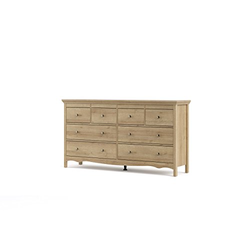 Tvilum 8 Drawer Double Dresser Riviera Oak LAVORIST