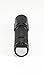 Lumintrail Keychain Flashlight 130 Lumen LED, Magnetic Tail, Reversible Pocket Clip, and Bonus Light (Black)