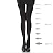 Stylekim Slimming Compression tights Opaque black Footed Pantyhose stockings (L-XL / Opaque black)