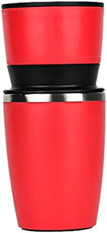 Soldmore7 Portable Travel Coffee Maker And Coffee Grinder Mug Brewer, All in One Pour Over Outdoor Coffee Maker Travel Coffee Mug Coffee Machine with Lid For Camping Office Outdoor