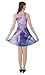 CowCow Womens Mini Dress Vector Abstract Geometrical Polygonal Iridescent Gem Pattern Sleeveless Dress, XS-5XL