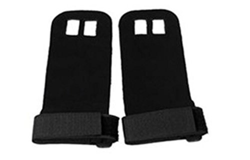 1Pair Crossfit Grips for Weight-lifting Gymnastics Leather Palm Protectors Hand Guards by ShopIdea (S) - Thumbnail 3