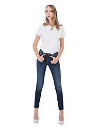 D-ID jeans ajustados para dama, jeans ajustados al tobillo de media altura Jean Original Fit Jeans 220