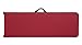 COSCO 6 ft. Indoor Outdoor Center Fold Tailgate Bench with Carrying Handle, Red Bench Top, Black Frame, 2-Pack