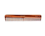 Kent The Handmade Comb - 175 mm Coarse and Fine Toothed Comb Sawcut 5T