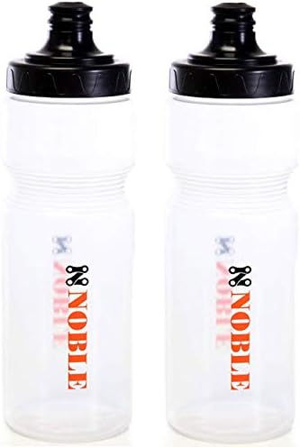 2- Large Sports Water Bottle 25 oz plastic squeeze water bottle with lid ideal for cycling running and walking - Easy to sip and attach to bike - leak proof cap