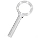 Magnifying Glass with LED Light, Lightweight Handheld Lighted 4X Magnifier (Silver) by Stalwart