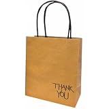 Thank You Eco-Friendly Kraft Paper Bags (50 Pack)