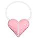 LUOYIMAN® Sensor LED Heart Lamp Outdoor Portable Lamp Deformable and Foldable Light Smart Table Desk Lamp Couples Light 14 LED Lights and 3 Modes of Lightness(Pink)