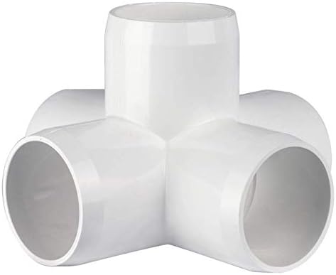 CIRCOPACK 1¼" 5-way PVC Fitting Connectors (2pcs) Furniture Grade