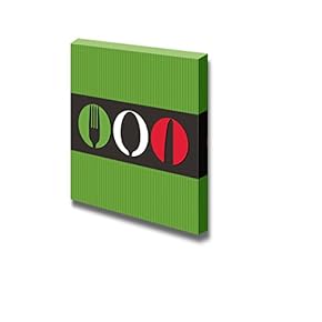 Italian Menu Design with Cutlery Symbols Wall Decor Wood Framed