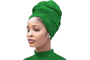 Nonbongoy Head Wraps for Black Women Stretch Turban Headwraps Scarf Hair Wraps Head Scarf for Locs Braids