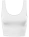 Fifth Parallel Threads FPT Womens Basic Crop Tank Top White Small