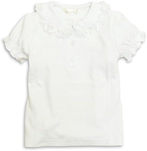 Ashberry アッシュベリー ニットブラウス 白ブラウス 半袖 フォーマル 記念日 リボン 女の子 綿100