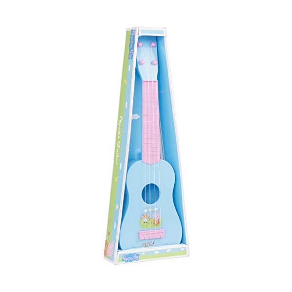 Peppa-Pig-Acoustic-Guitar-Great-Kids-Music-Toy-for-Boys-Girls-Ages-3 Peppa Pig Acoustic Guitar | Musical Toy Instruments For Kids | Peppa Pig Acoustic Toy Guitar With 4 Strings | Kids…