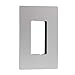 Legrand radiant Screwless Wall Plates for Decorator Rocker Outlets, 1-Gang, Brushed Nickel, RWP26NICC6