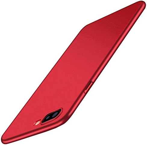 iPhone 7 Plus Case,iPhone 8 Plus Case,wantflyer Slim Fit Hard Shell Ultra Thin Mobile Phone Cover with Excellent Grip for Apple iPhone 7 Plus/8 Plus-Matte Red