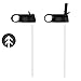 Straw Lid Fits Hydroflask Wide Mouth | Flip Lids Top Cap Straw Brush for Widemouth Sports Water (1 Lid, 1 Lid 2 Straws 1 Brush 1 Handle)