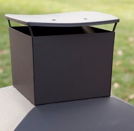 By Outdoor Design Wood Burning Fireplace, Stainless Steel Fire Pit|With Chimney