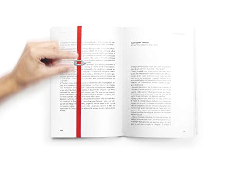 Lastword Bookmarks - Elastic bookmark Perfect for Any Book - book markers for women - bookmarks for men - bookmarks for kids - Don't Lose Your Mark, Design Made in Italy book marks (Red) - Thumbnail 5