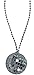 Silver 70s Bling Disco Ball Chain Necklace Costume Accessory