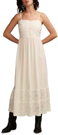 lucky brand lace mix smocked midi dress Lucky Brand Festival Lace Mix Midi Dress
