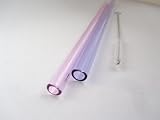 Glass Straws- Straight Pink and Purple