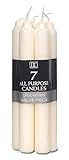 Darice 1150-30 Candle - Ivory - 7 inches - 7 pieces