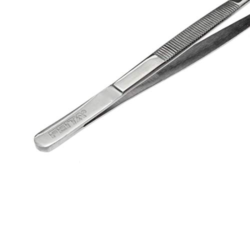 FEITA Extra-Long 15-Inch Tweezer Tongs Stainless Steel - Mega Reptile Feeding Tweezers