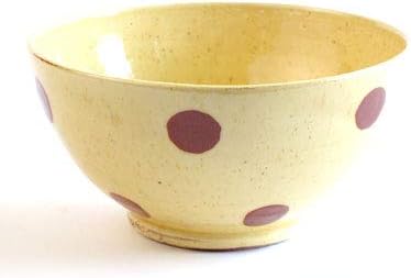 Amazon Com French Polka Dot Ice Cream Bowl 1 Barn Red With