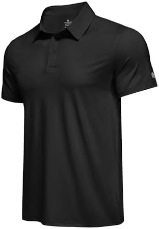 Amazon.com: LEQILA 3 Pack Mens Polo Shirts Short Sleeve Dry Fit