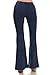 Zoozie LA Women's Bell Bottoms High Waist, Blue, 1X-Large/2X-Large