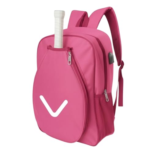 Mochila Raqueteira Bolsa Beach Tennis Tênis Squash Impermeável Esportiva Poliéster Reforçada 47x32x14cm Com Compartimentos Para Raquete Bolas E Acessórios