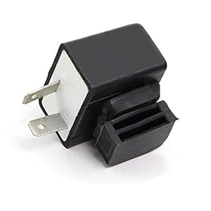 Universeel knipperrelais voor motorfiets, scooter, 2-pins digitaal (12 V) voor led-knipperlichten