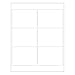 30 Large Beer Bottle White Vinyl Printable Labels, 4x3 inches, White Vinyl Waterproof for Inkjet Only