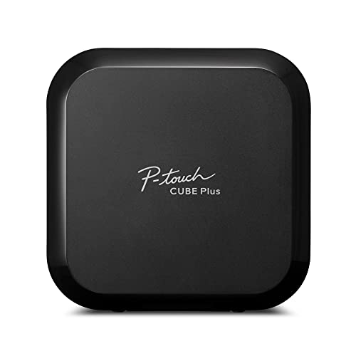 Brother Ptouch CUBE Plus PTP710BT Versatile Monochrome Label Maker With Bluetooth Wireless