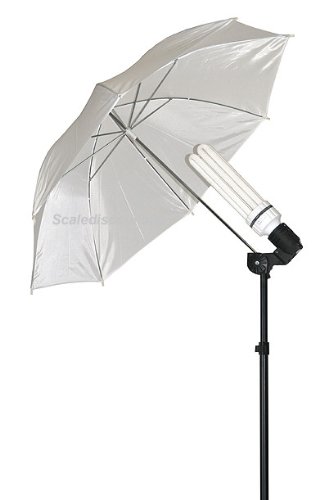 ePhoto Dk4 1000 Watt Continuous Fluorescent Lighting Kit with Carry Bag with 2 each 7 Foot Light Stands, Background stands, 105 watt 5500k bulbs, 45 watt bulbs, and 32-Inch Umbrellas