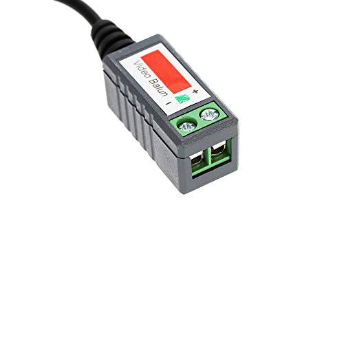 BNC Video Balun Transceiver Cable,Sageme Passive HD CVI/AHD/TVI Signal Transceivers 720P/1080P Single Channel for BNC Male Cable via CAT5/5E/6 Twisted Pair Transmitter for CCTV (4 Pairs /8 PCS)