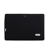 OFTEN Multi-color Soft Silicone Protective Back Cover Case For 7 Inch Android Tablet PC (Black)