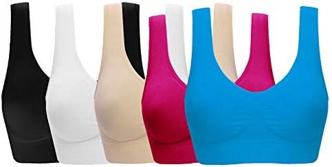 Women's Comfort Workout Sports Bra Low-Impact Activity Sleep Bras