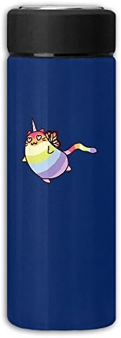 Rainbow Butterfly Unicorn Kittens Grind Arenaceous Business Travel Mug Office Coffee Tea Water Bottle Cups Stainless Steel Vacuum Cup For Unisex