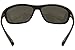 Nike Rabid Rectangular Sunglasses, Black/Grey Lens, One Size