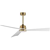 Maxim Lighting 88839WTNAB Vortex - 3 Blade Ceiling Fan with Light Kit-13.75 Inches Tall and 60 Inches Wide, Finish Color: Nat