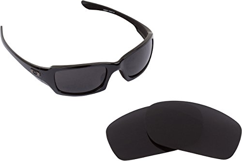 New SEEK OPTICS Replacement Lenses Oakley FIVES SQUARED - Polarized Black