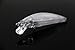 Croch Blank Crankbaits Unpainted Fishing Lure with Tackle Box (30PCS)
