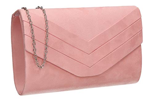 SwankySwans Pochette Samantha pour femme, taille unique, rose, One Size