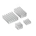 8 Pcs Heatsink for Raspberry Pi 4 MazerPi Pi 4 Heatsink Set Aluminum Heatsink with 3M 8810 Thermal Pad Heatsink for Raspberry Pi 4 Model B/ 3B+/ 3B/ 2B (Silver)